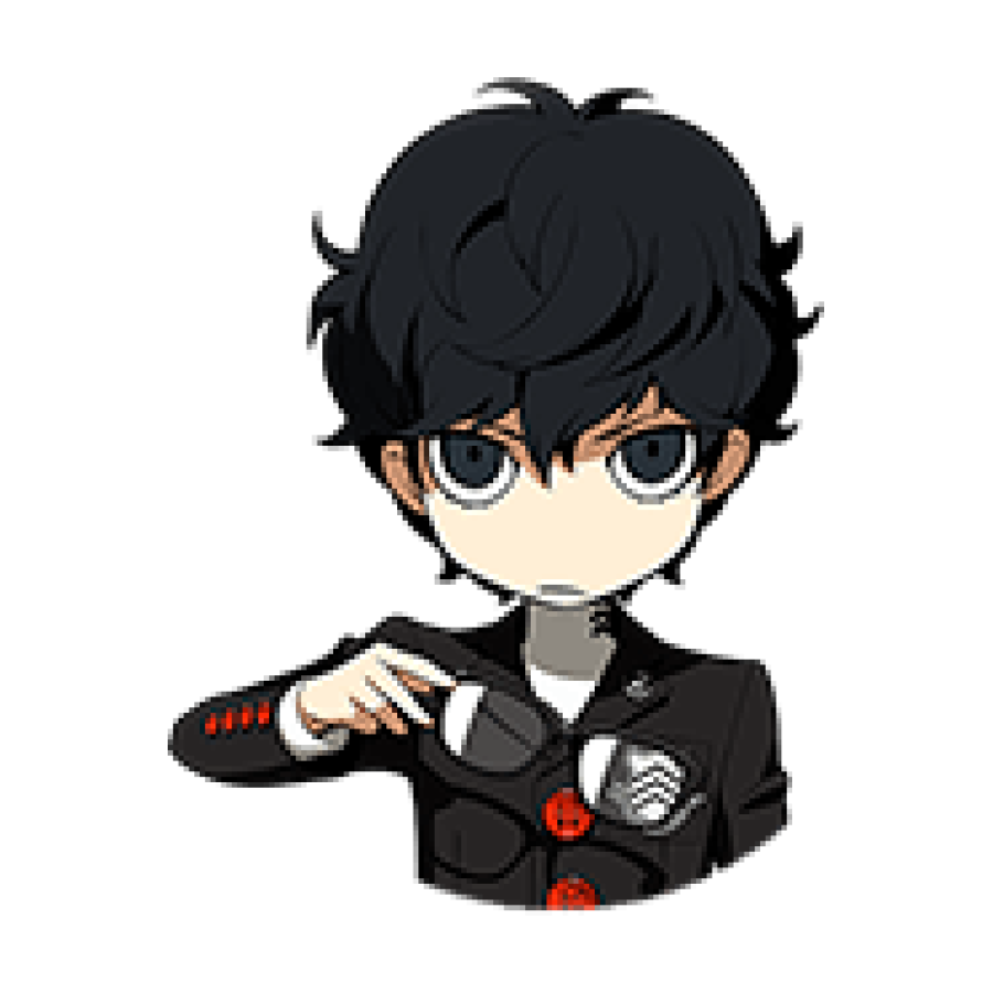 Joker em arte oficial de Persona Q2.