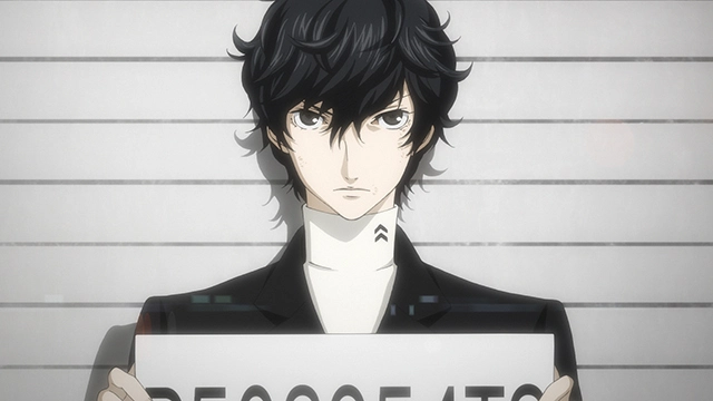 Protagonista de Persona 5 em cena animada produzida pela Production I.G.