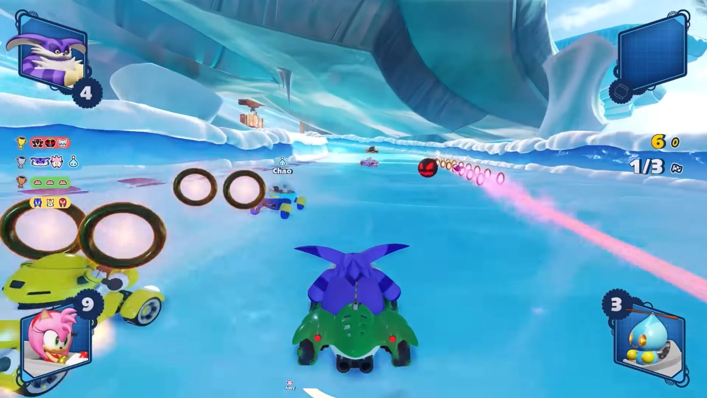 Saiba mais sobre as mecânicas de Team Sonic Racing