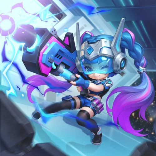 Layla em imagem representativa da franquia Mobile Legends.