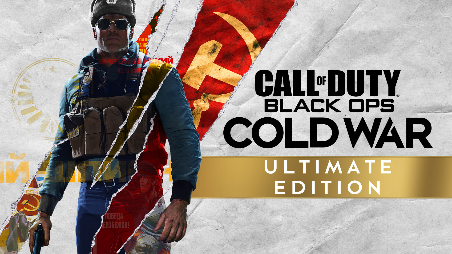 Arte oficial da Ultimate Edition de Black Ops Cold War