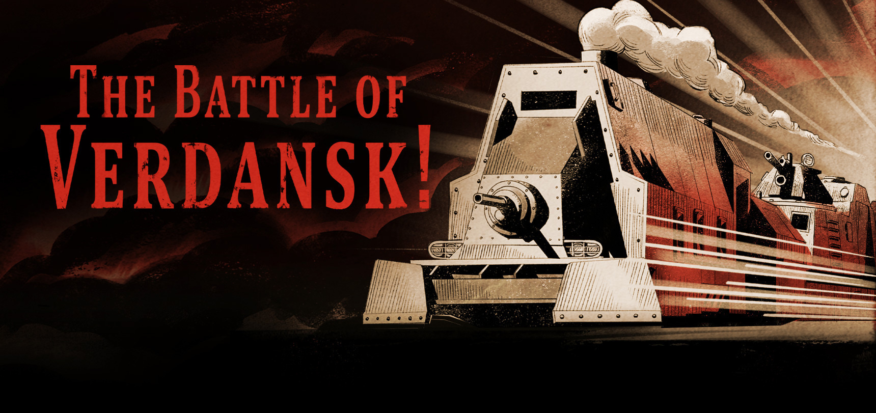 Trem blindado aparece na arte oficial de Battle of Verdansk