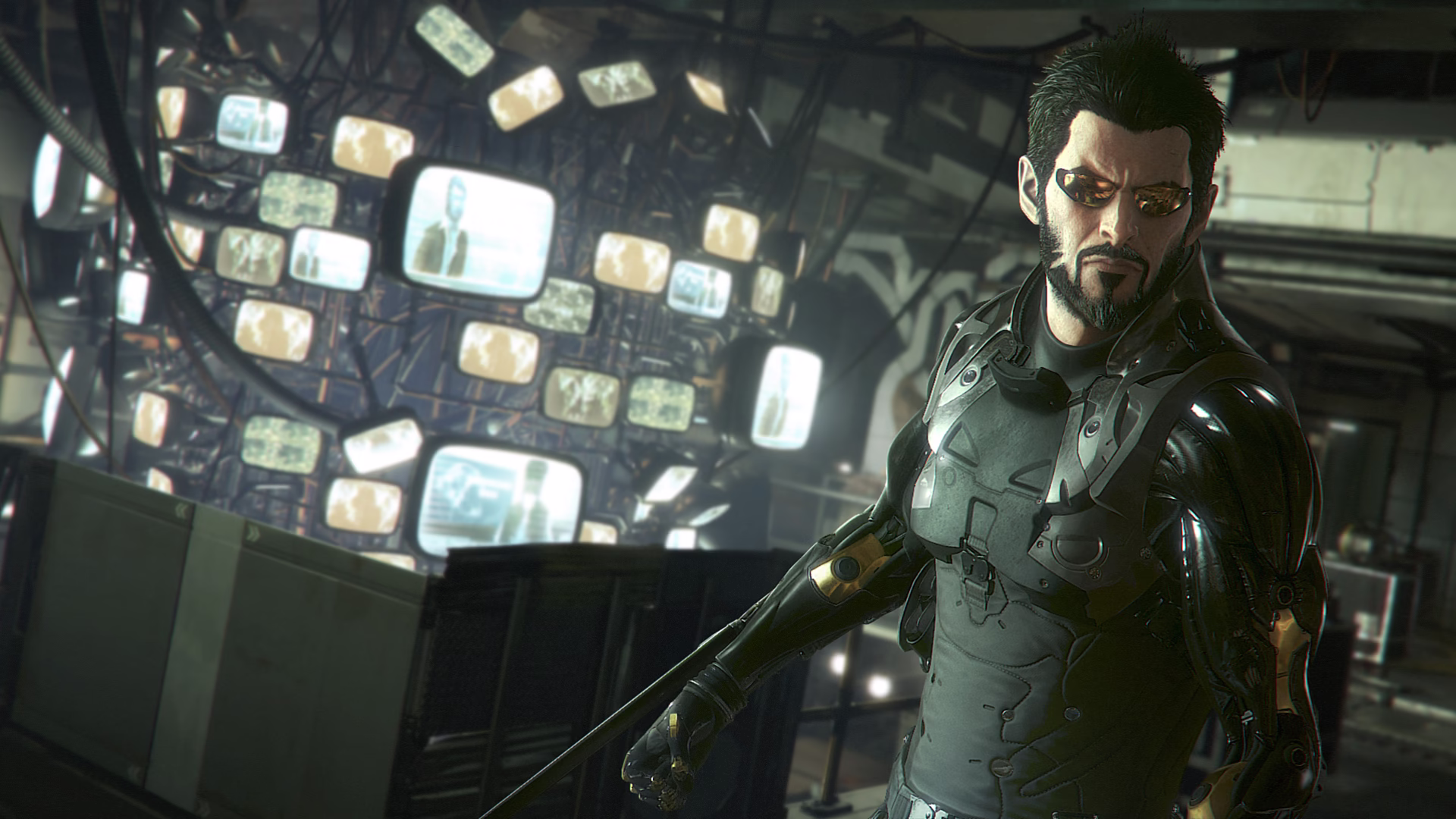 Cena de infiltração em Deus Ex: Mankind Divided