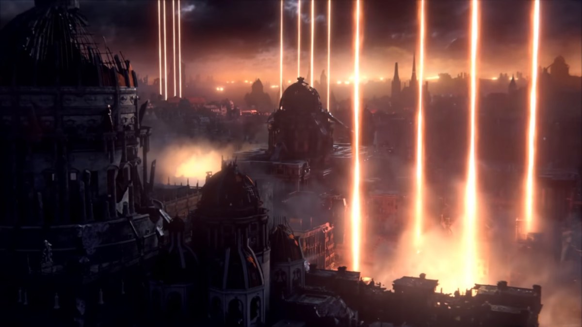 Soldado usando Hammer of Dawn em Gears of War Ultimate Edition