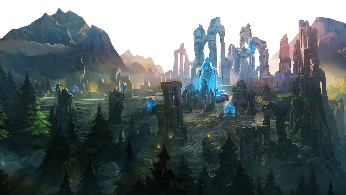 Mapa oficial de Summoner's Rift em League of Legends