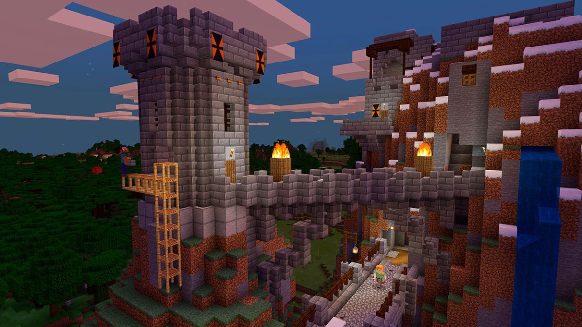 Construção em Minecraft.