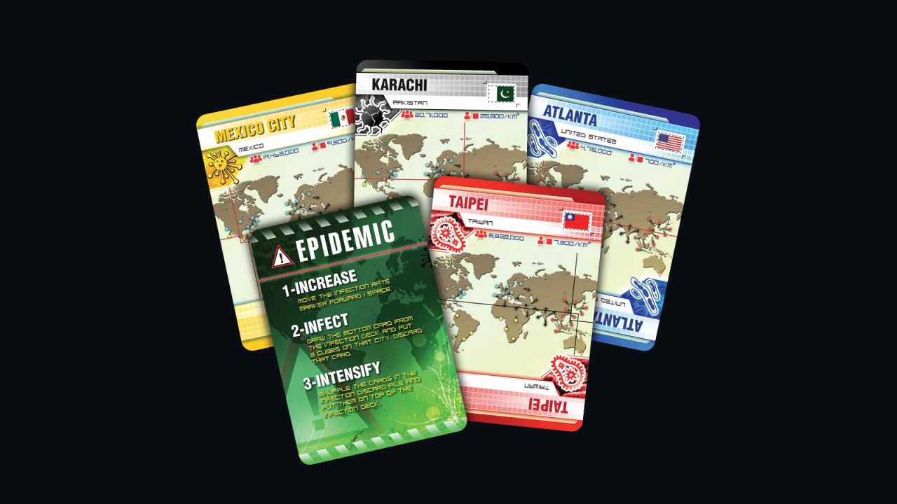 Cartas oficiais de infecção e epidemia com mapa e marcadores.