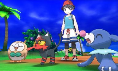 Treinador surfa sobre Mantine em Alola