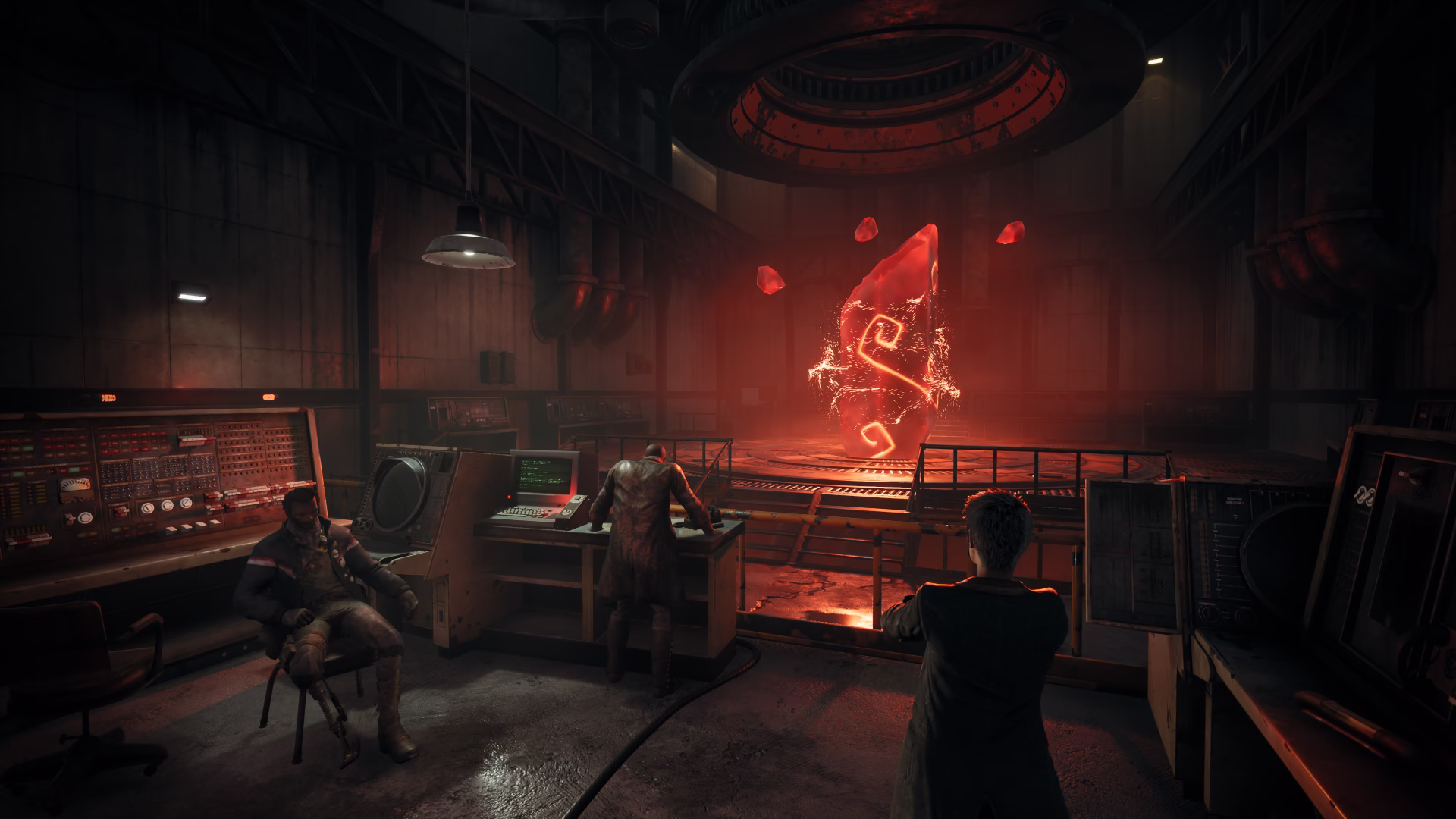Sobreviventes armados enfrentam criaturas em Remnant: From the Ashes.