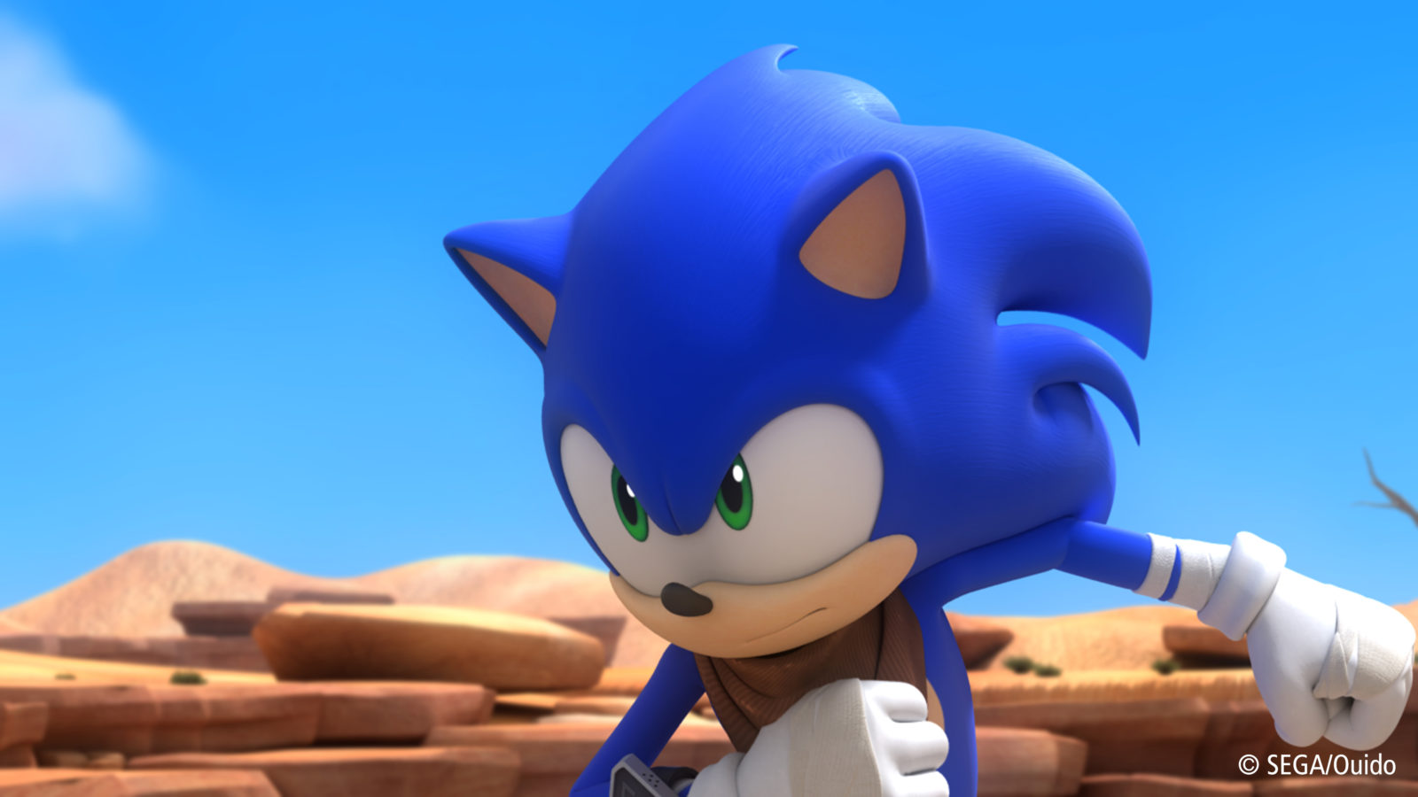 Sonic Boom com personagens da série em cena.