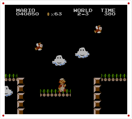 Mario enfrenta plataformas estreitas em The Lost Levels