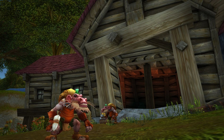 Gnolls ocupam uma fazenda e representam um encontro de combate no mundo aberto