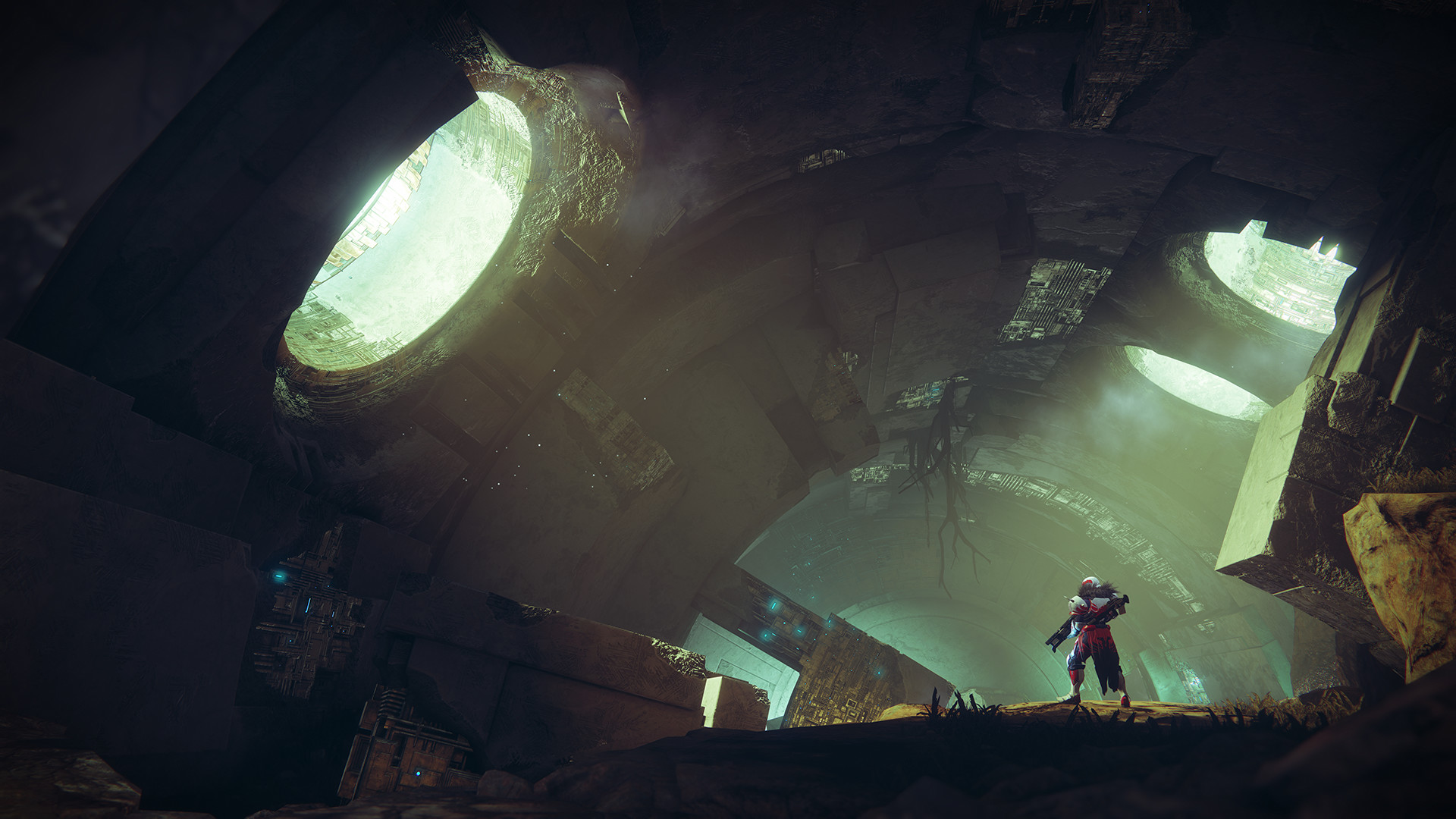 Guardião em cenário oficial de Destiny 2