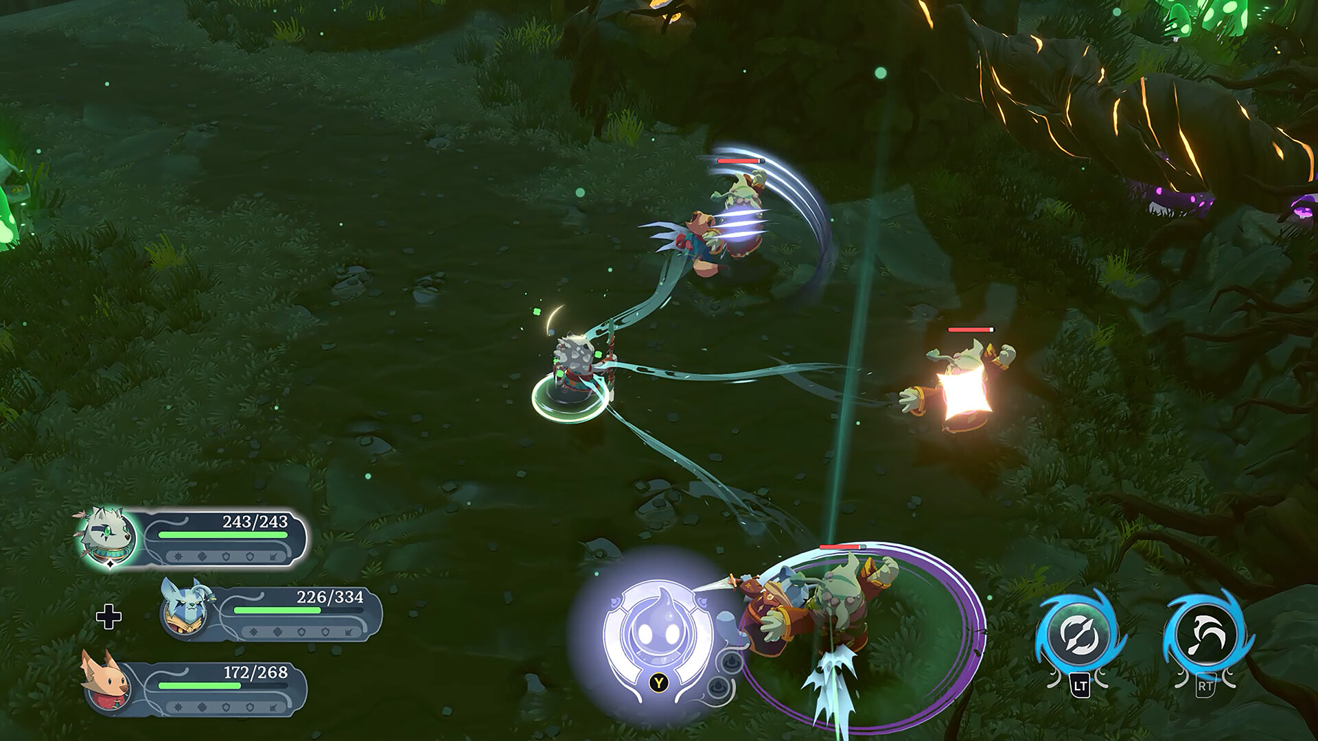 Combate em tempo real em The Lonesome Guild