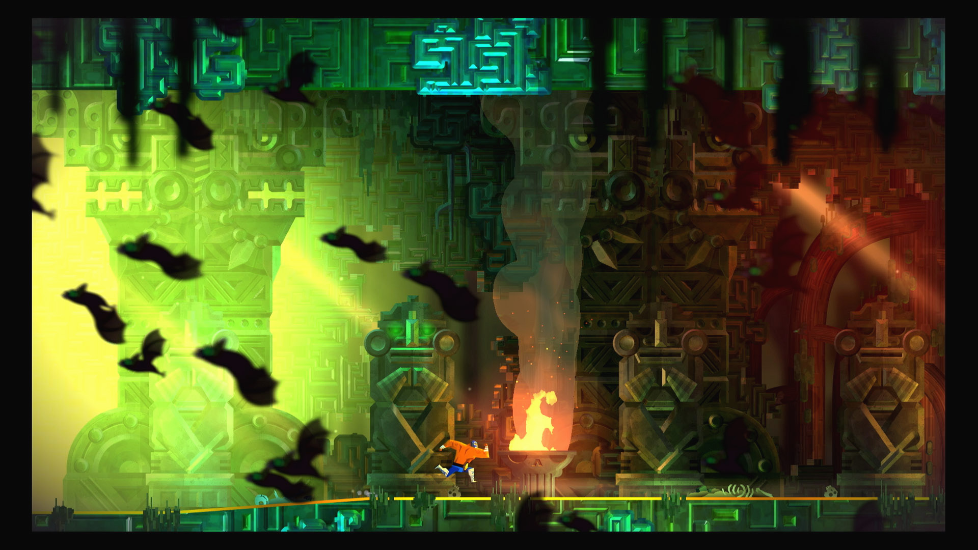 Juan em combate colorido de Guacamelee! 2