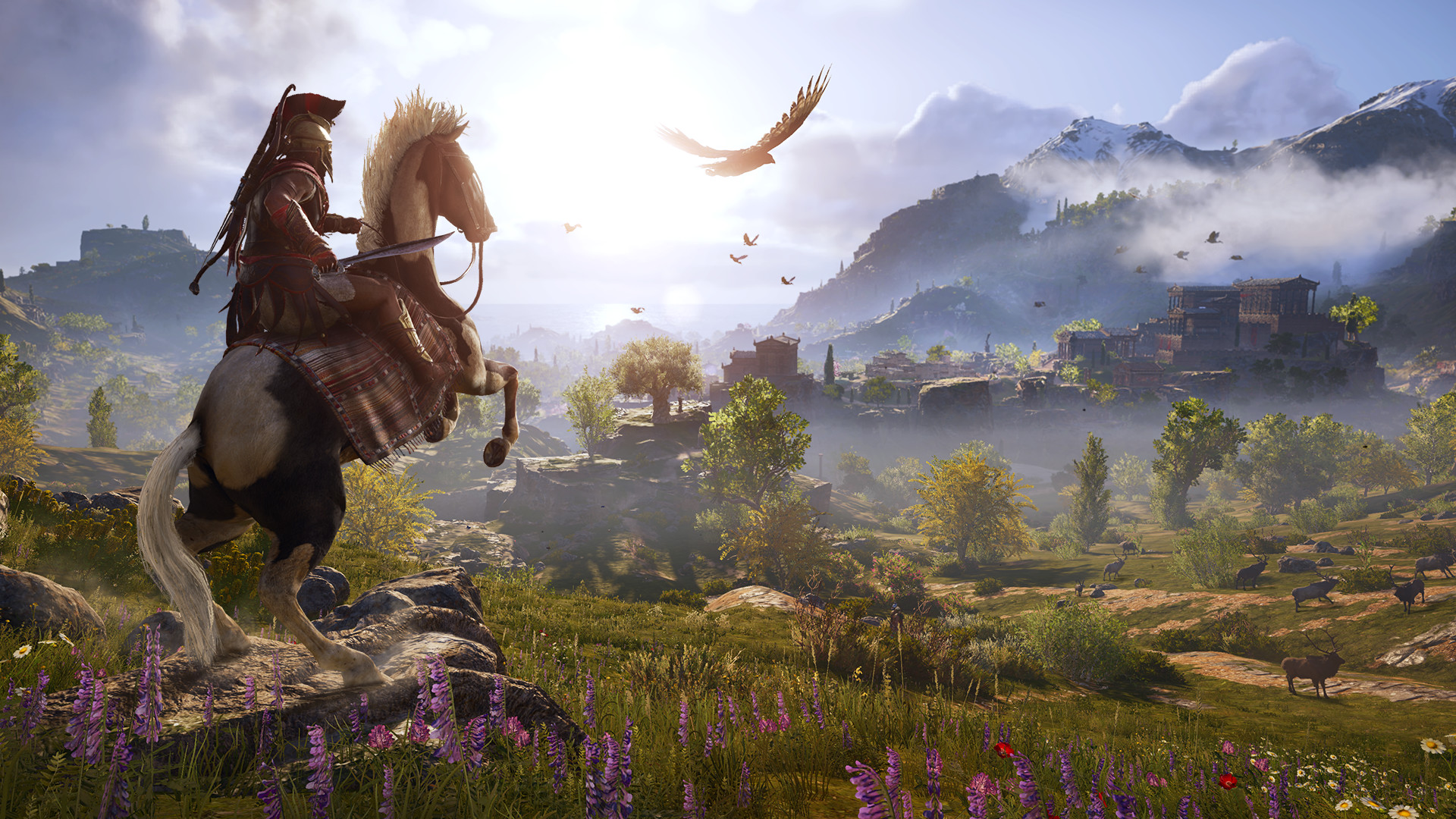 Paisagem grega em Assassin’s Creed Odyssey