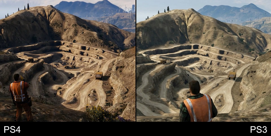As diferenças de GTA V de Xbox One e PS4 para 360 e PS3