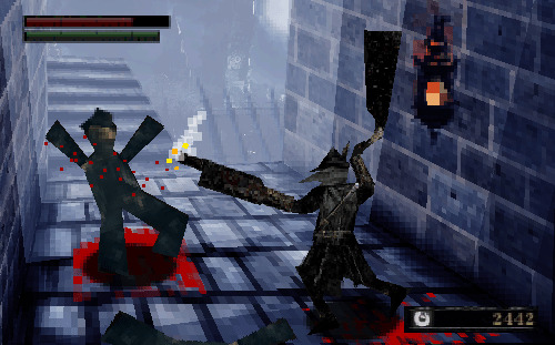 Imagem 15 da seção Bloodborne em E se alguns jogos mais novos fossem feitos para o Playstation 1?