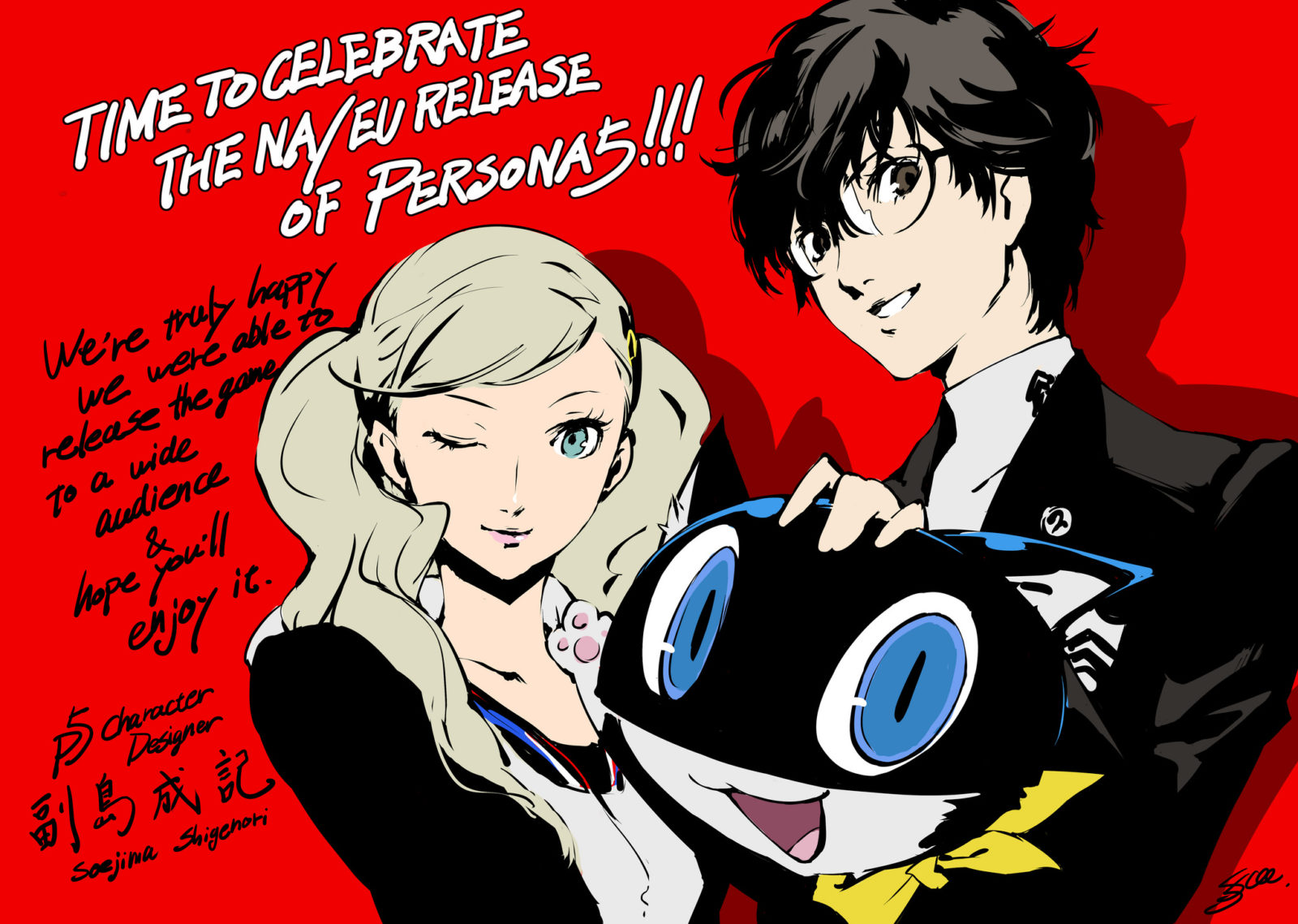 Diretor de Persona 5 deixa uma mensagem sincera de agradecimento aos fãs ocidentais