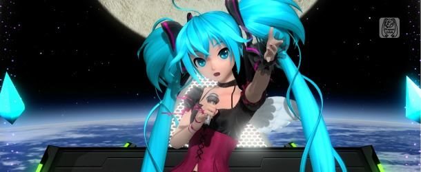Hatsune Miku em imagem usada na premiação da Game Informer