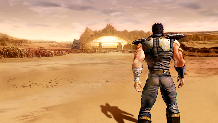 Eden no deserto de Fist of the North Star: Lost Paradise.