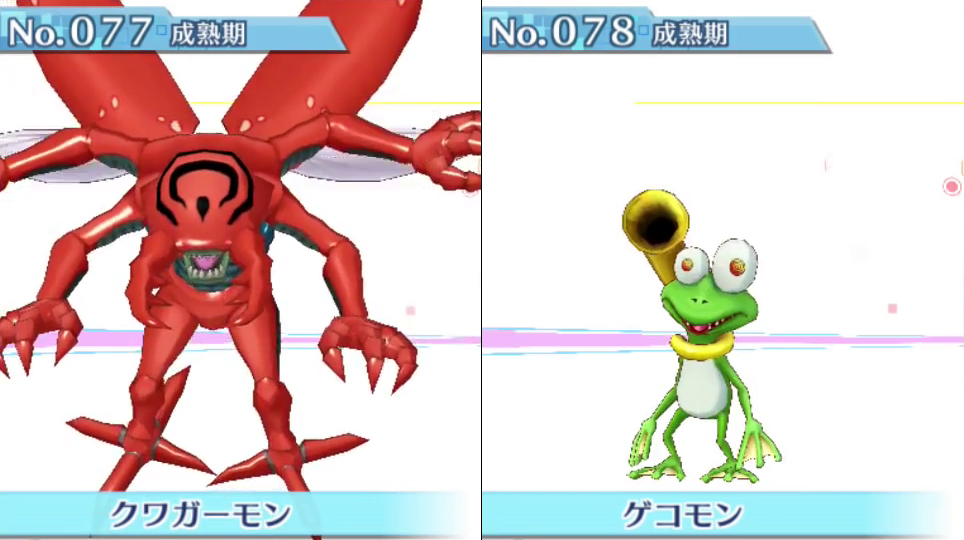 Lista com os 240 ‘Digimons’ disponíveis em Story: Cyber Sleuth #39
