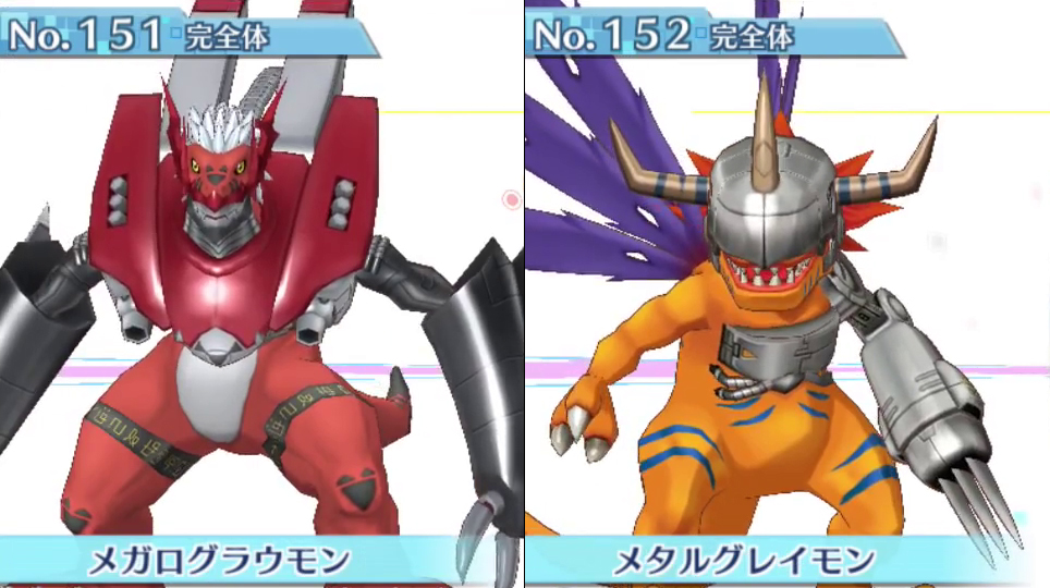 Lista com os 240 ‘Digimons’ disponíveis em Story: Cyber Sleuth #76