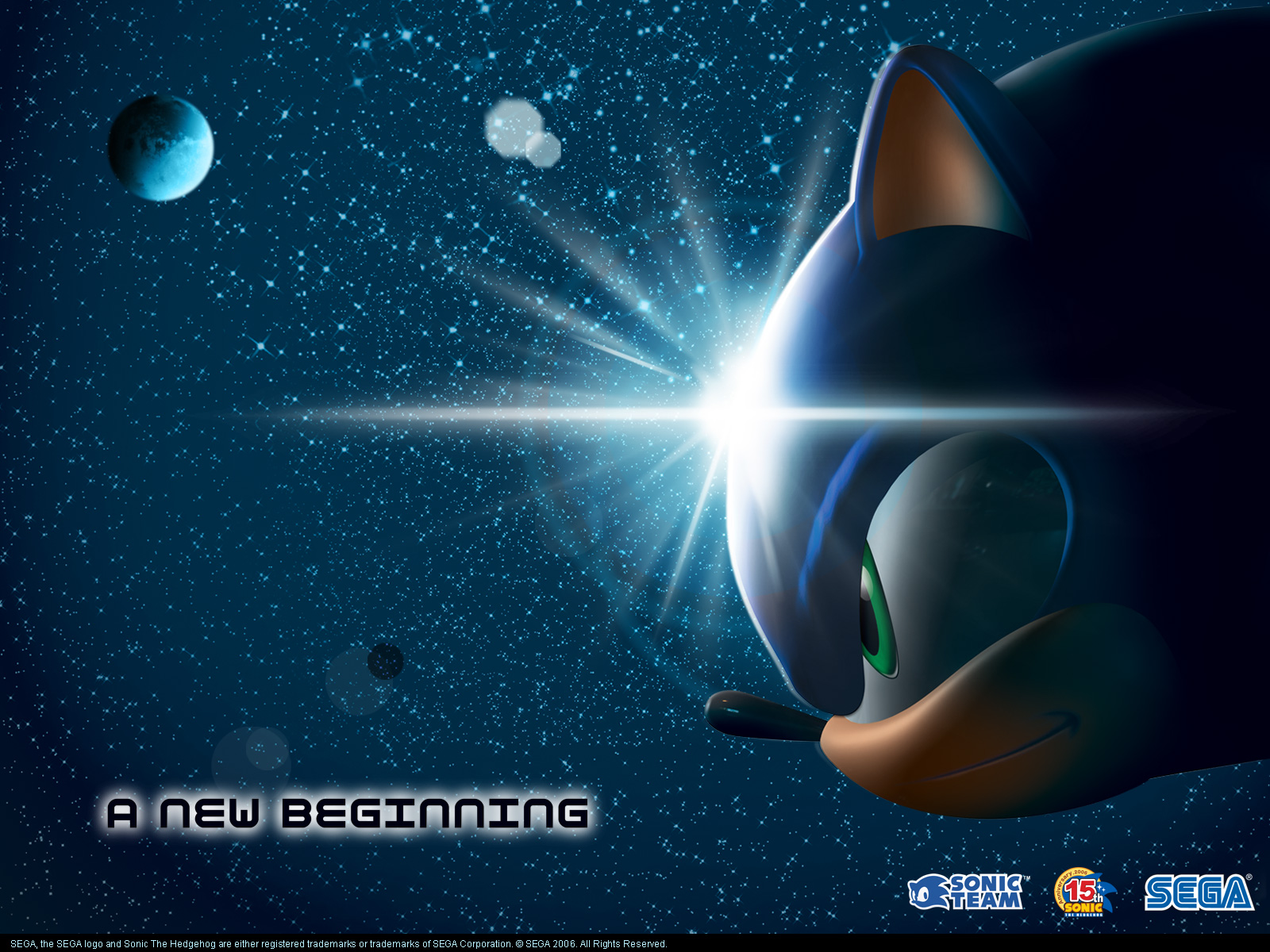 Sonic em fase urbana de Sonic the Hedgehog (2006).