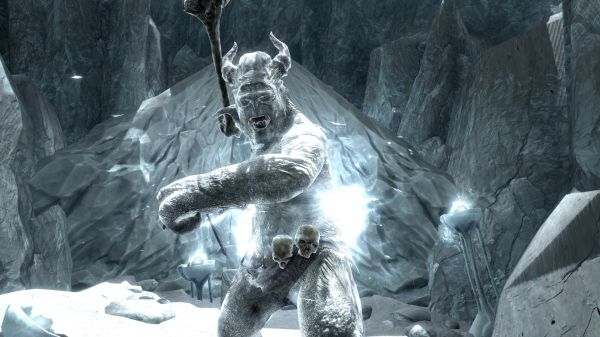 Imagem 12 da seção 22.O gigante de gelo (Necessita expansão Dragonborn) em De fantasmas à passagem para Morrowind: veja 23 segredos em Skyrim