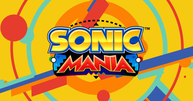 Arte de Sonic Mania com visual inspirado nos anos 90.