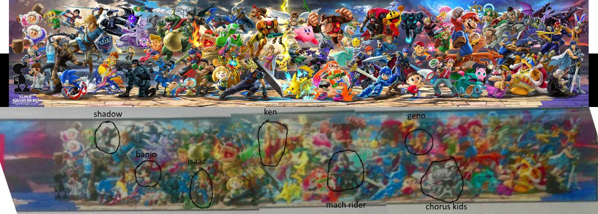 Imagem 2 relacionada ao artigo Possível imagem 'vazada' aponta que Shadow entrará no elenco de Smash Bros
