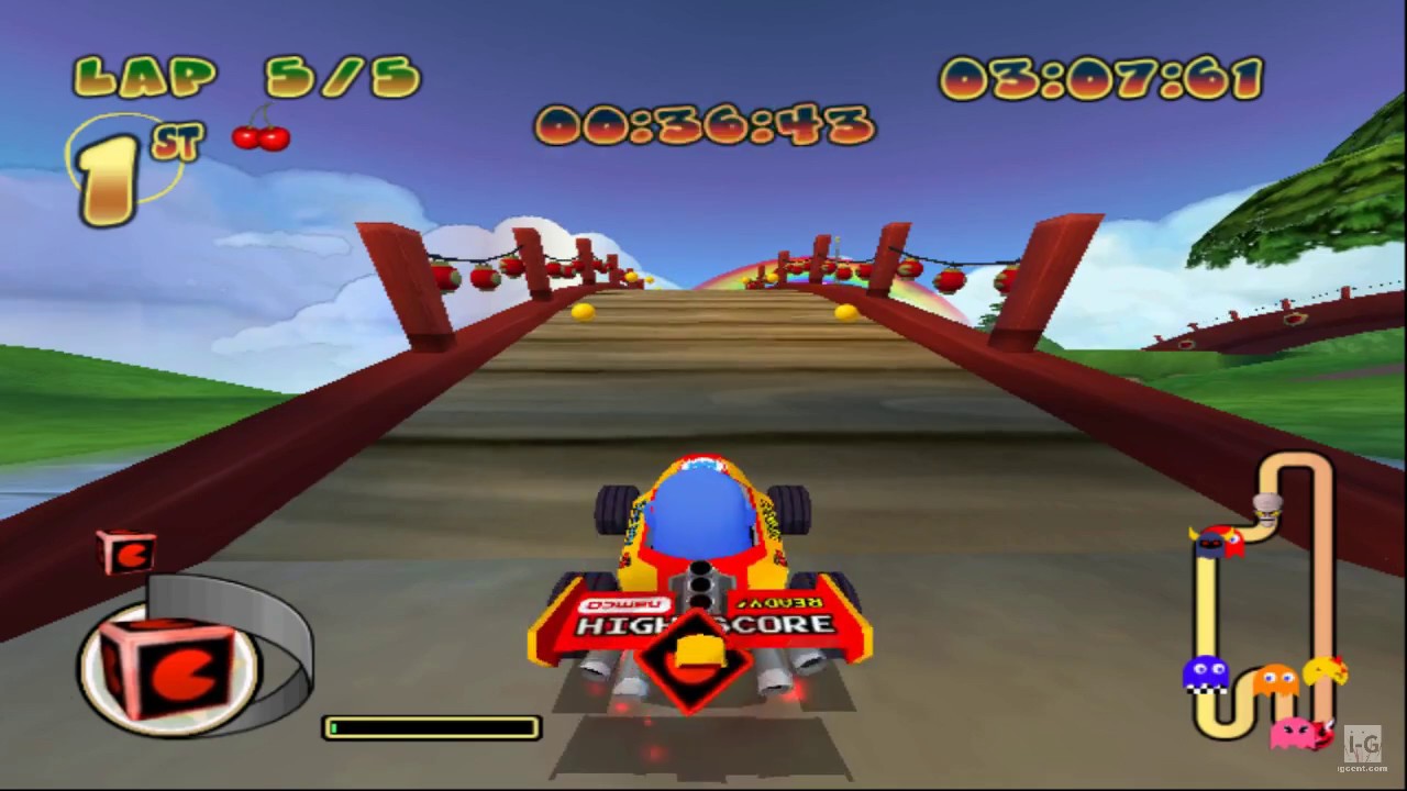 Imagem 10 da seção Pac-Man World Rally (6ª geração - 2006) em Mascotes e seus jogos de Kart - lista das séries relevantes