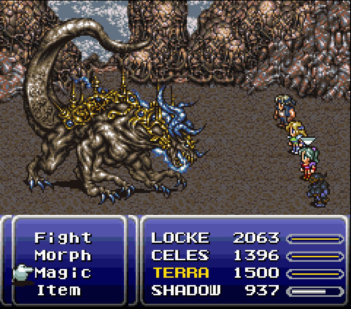 Imagem 18 da seção 3 - Final Fantasy VI em De Mario a Chrono Trigger: Lista dos melhores jogos do Super Nintendo