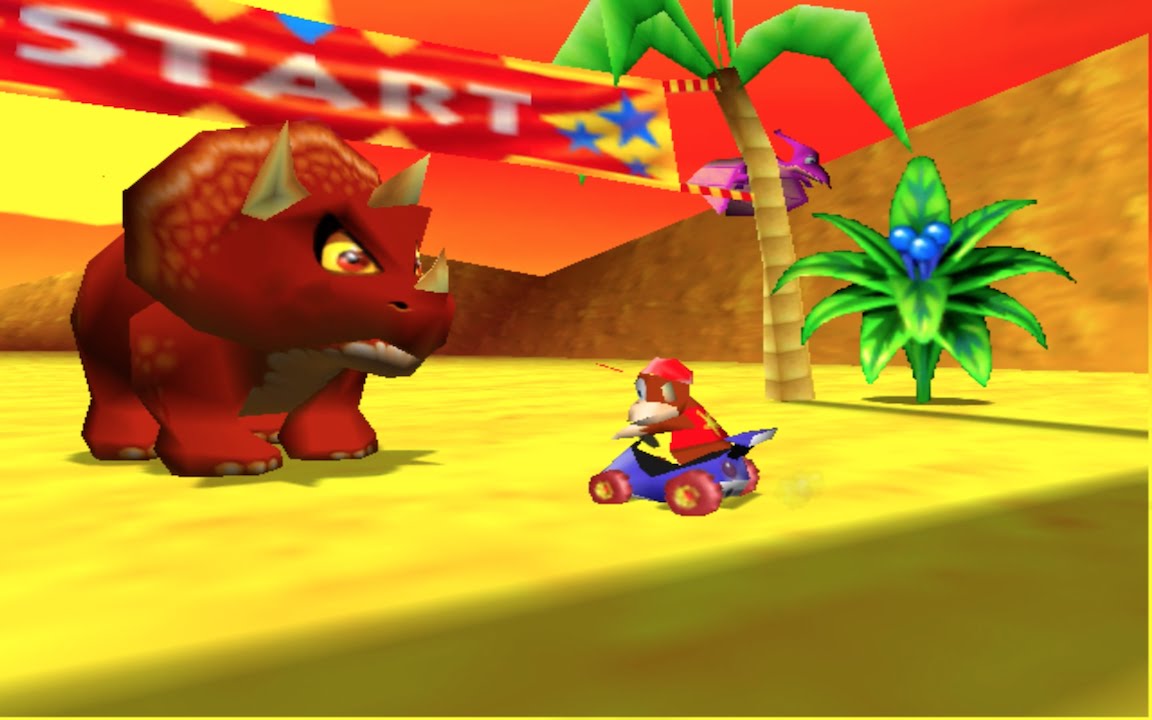Imagem 3 da seção Diddy Kong Racing (Nintendo 64 - 1997) em Mascotes e seus jogos de Kart - lista das séries relevantes