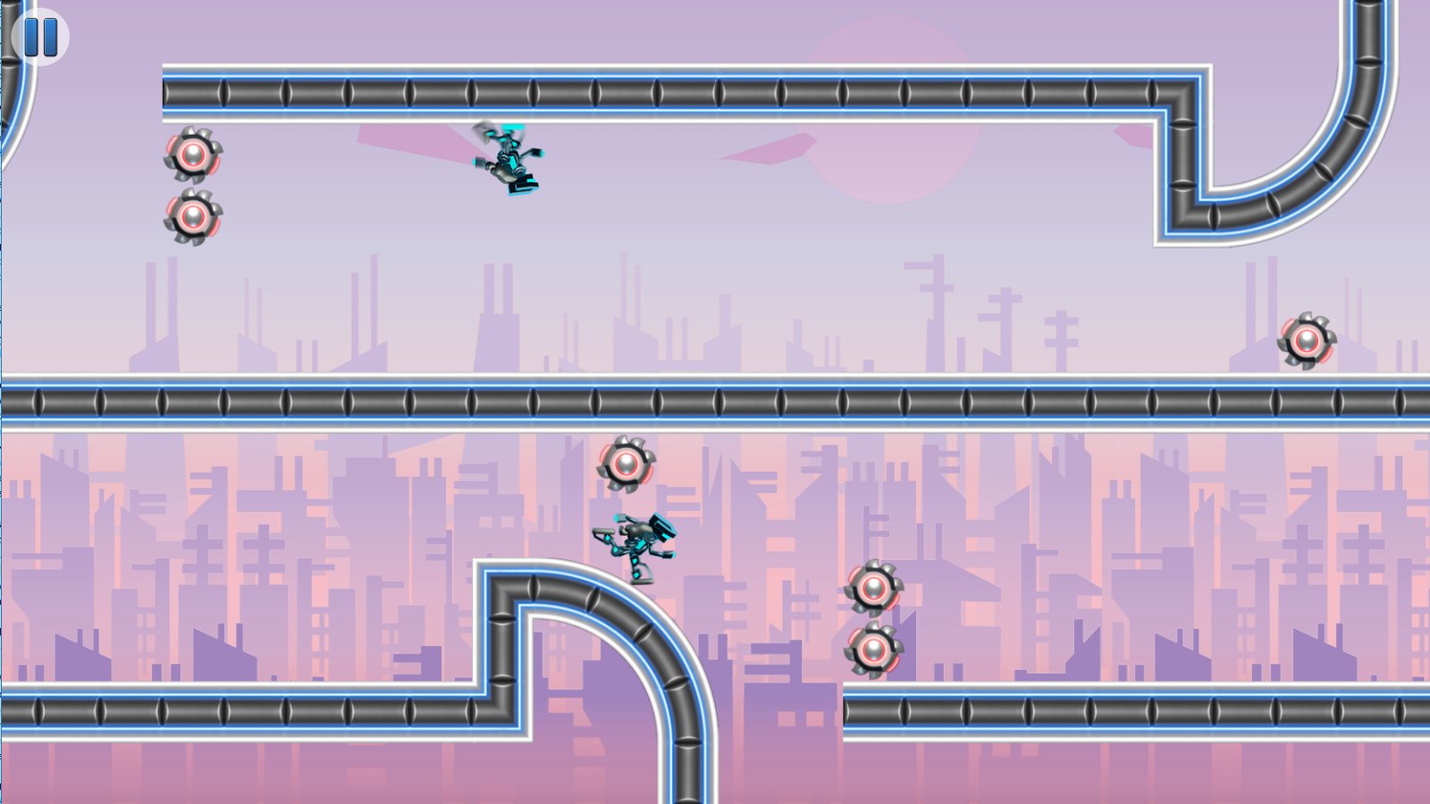 Imagem relacionada ao artigo G-Switch 3: Brinque com as leis da gravidade nessa corrida infinita