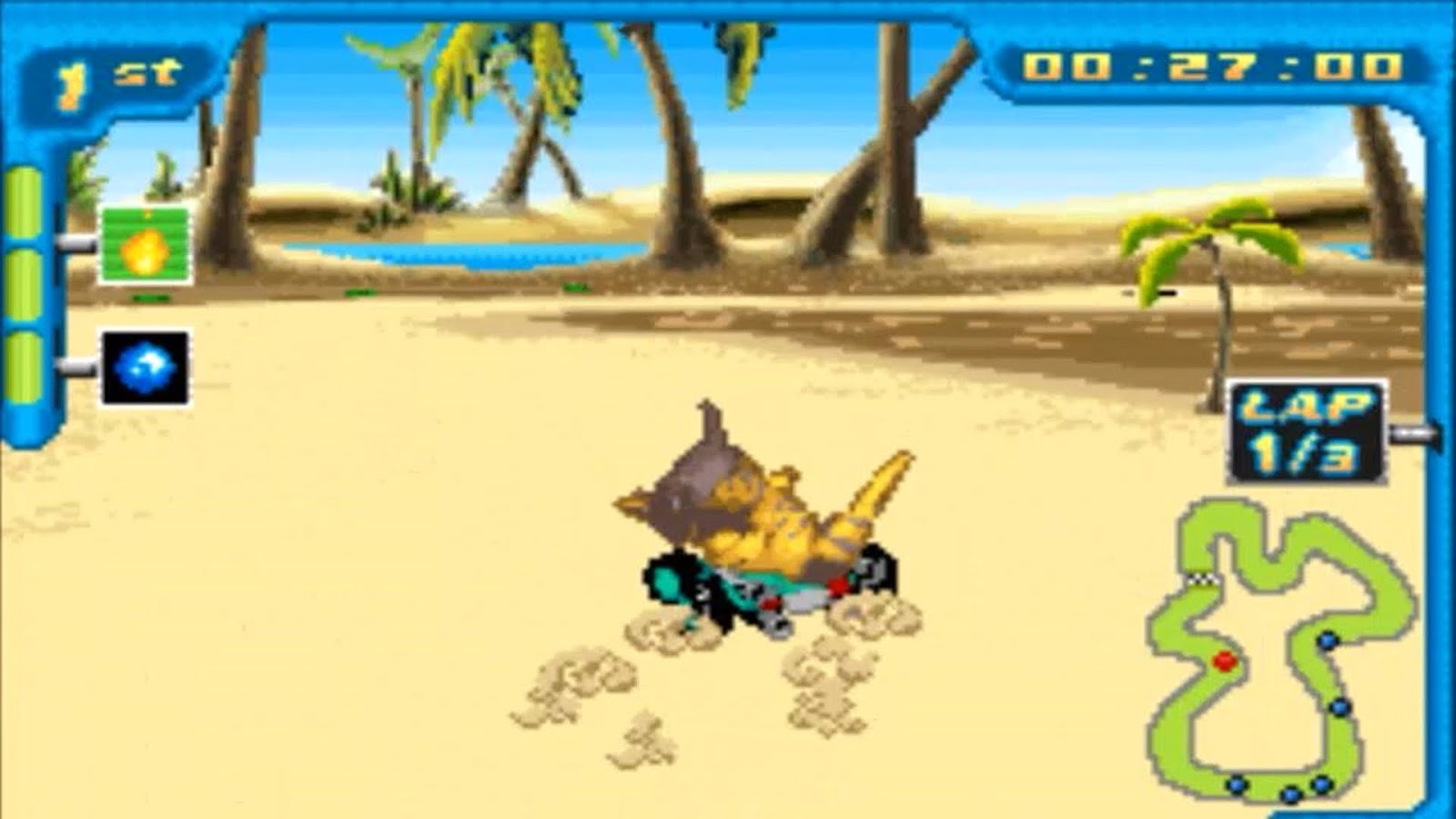 Imagem 8 da seção Digimon Racing (GameBoy Advance - 2004) em Mascotes e seus jogos de Kart - lista das séries relevantes