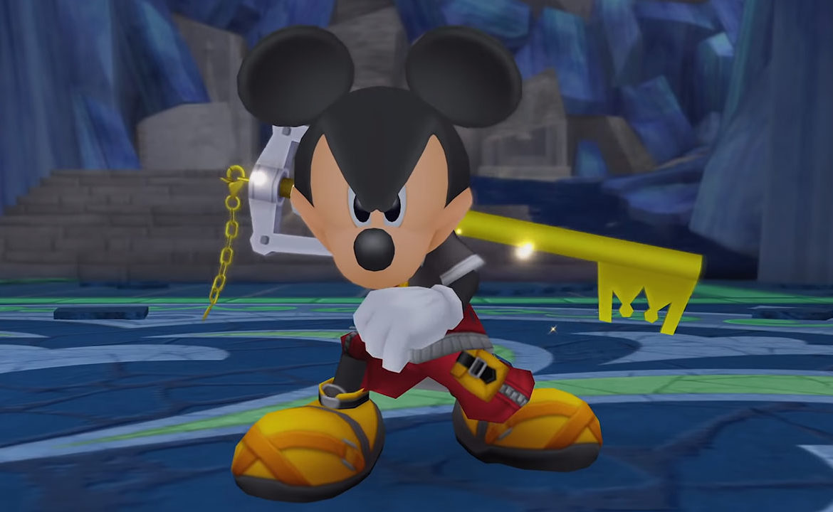Mickey, Donald e Sora em Kingdom Hearts