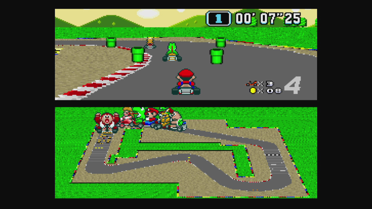 Imagem 10 da seção Os pilotos de Super Mario Kart em Super Mario Kart: O início de um novo gênero