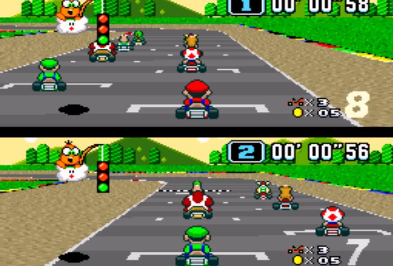 Imagem 5 da seção Análise técnica em Super Mario Kart: O início de um novo gênero