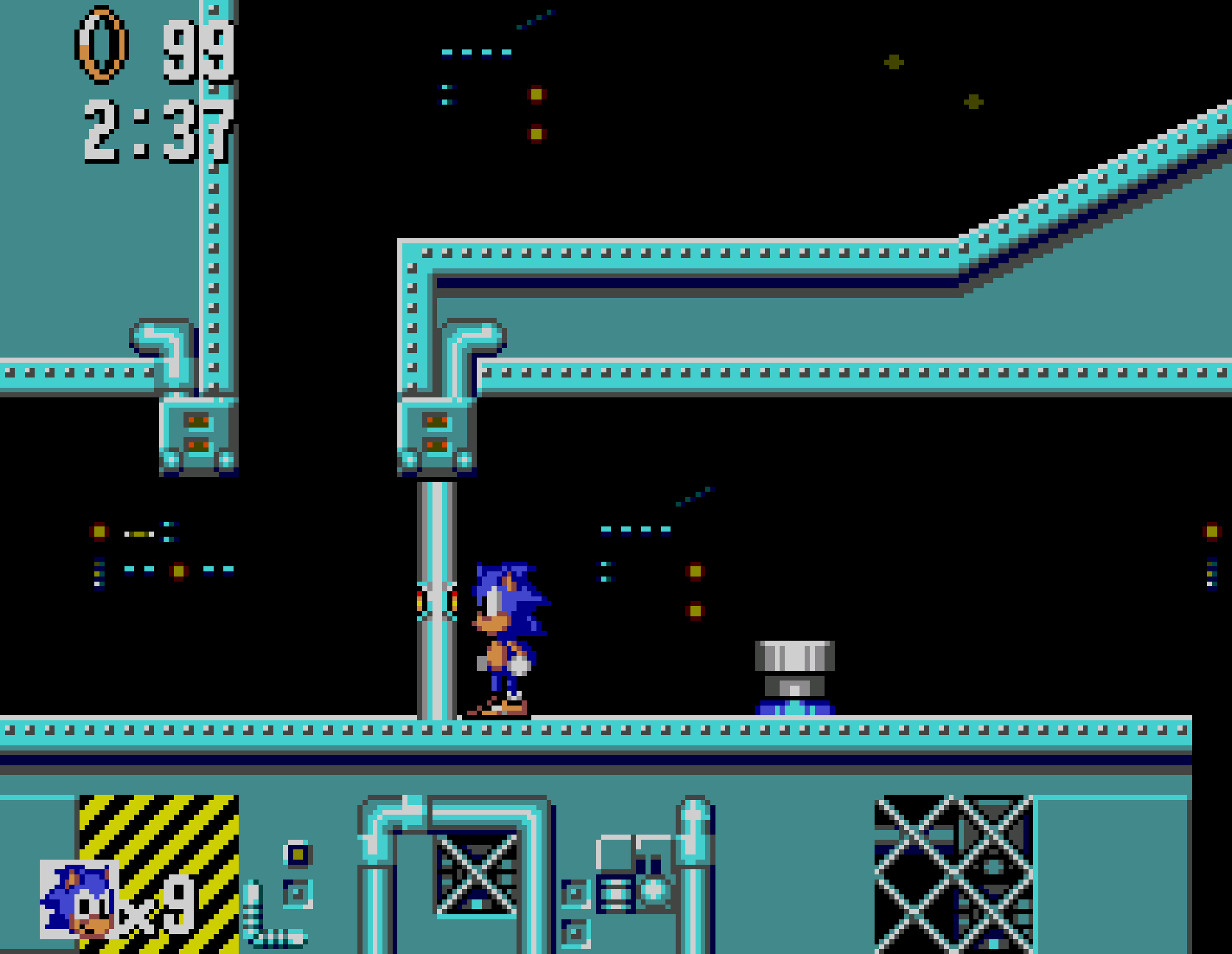 Imagem 14 da seção Análise Técnica em Sonic the Hedgehog para Master System: uma versão 8-bit ótima e original