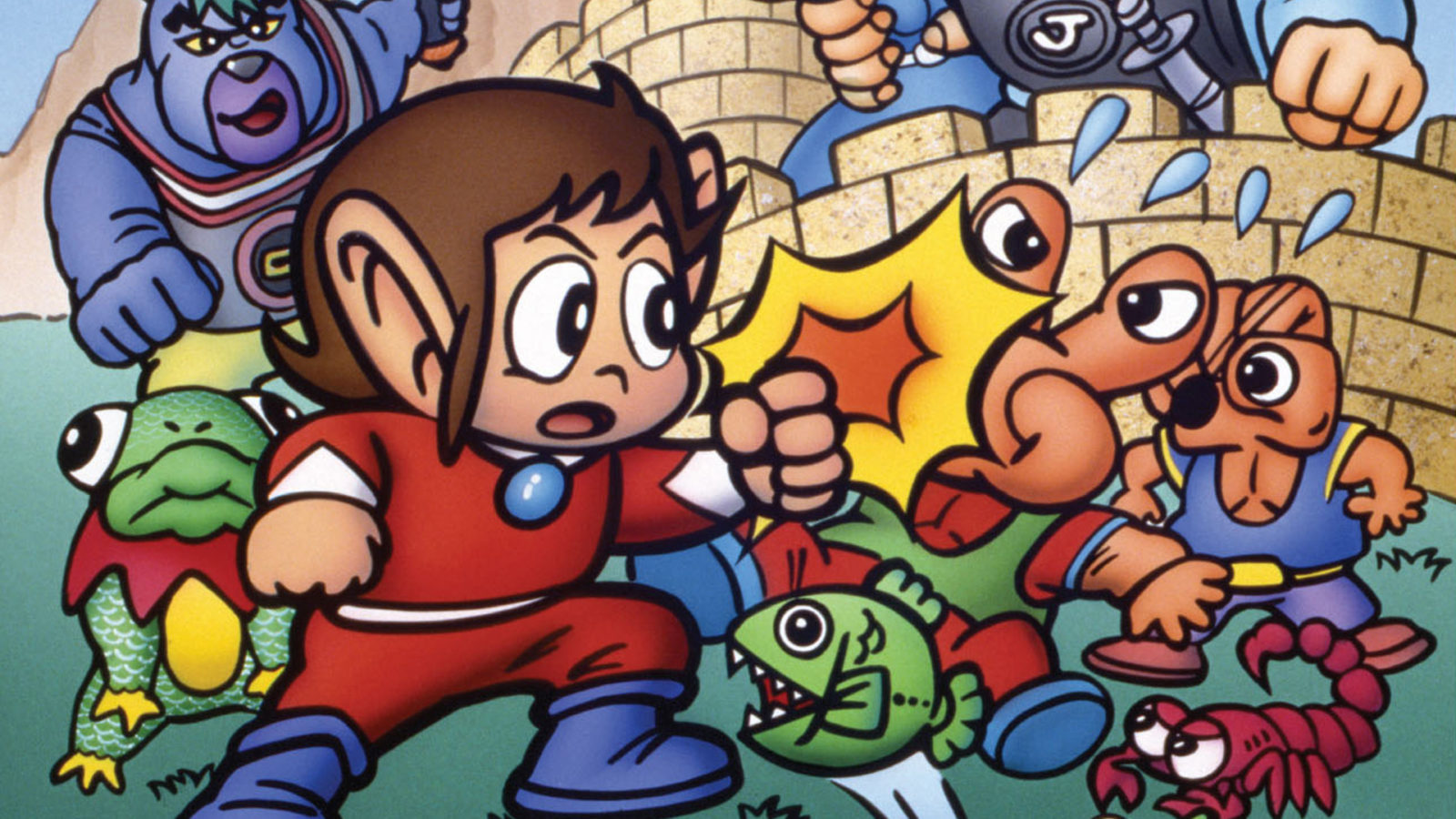 Alex Kidd in Miracle World, o grande clássico da memória do Master System
