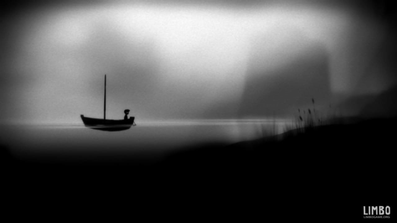 Cenário em preto e branco de Limbo