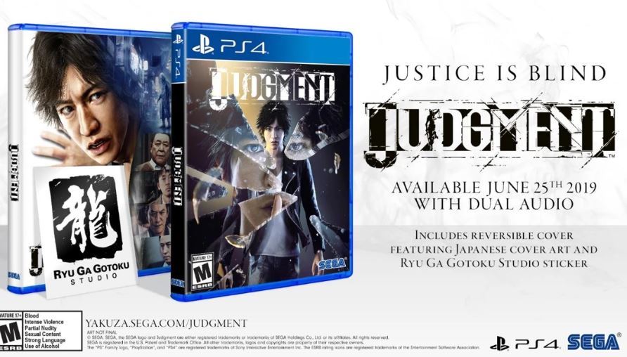 Imagem relacionada ao artigo Judgment será lançado no ocidente em junho