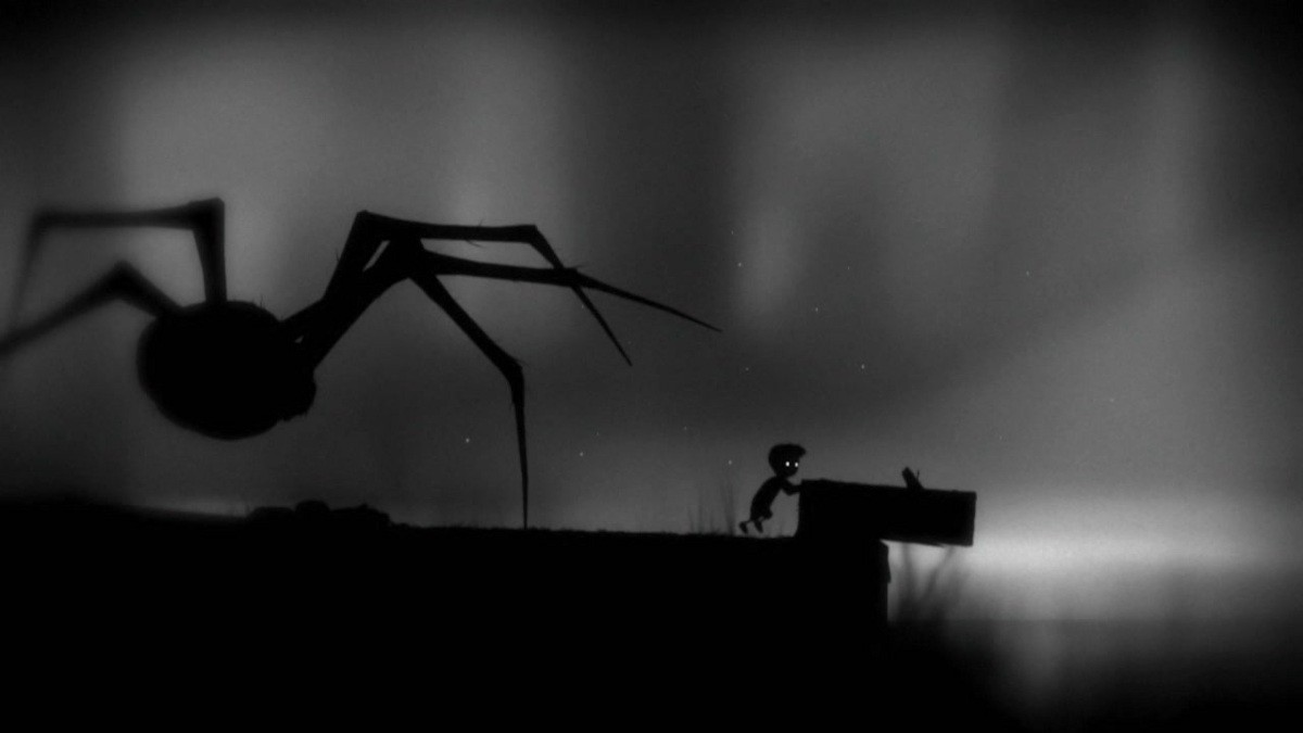 Aranha gigante encontrada no início de Limbo