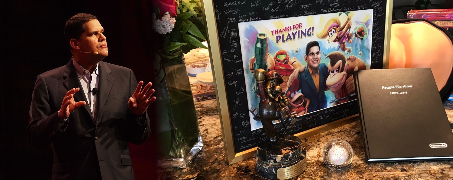 Reggie 'divide' memórias e presentes ao se aposentar da Nintendo of America