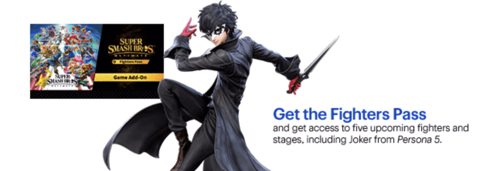 Imagem 1 relacionada ao artigo Arte oficial do Joker de Super Smash Bros. Ultimate é vazada pela BestBuy
