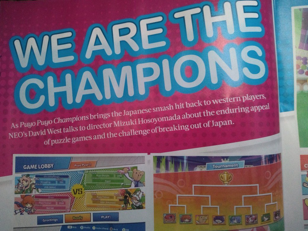 Imagem 1 relacionada ao artigo Puyo Puyo Champions é confirmado no ocidente e trailer é vazado