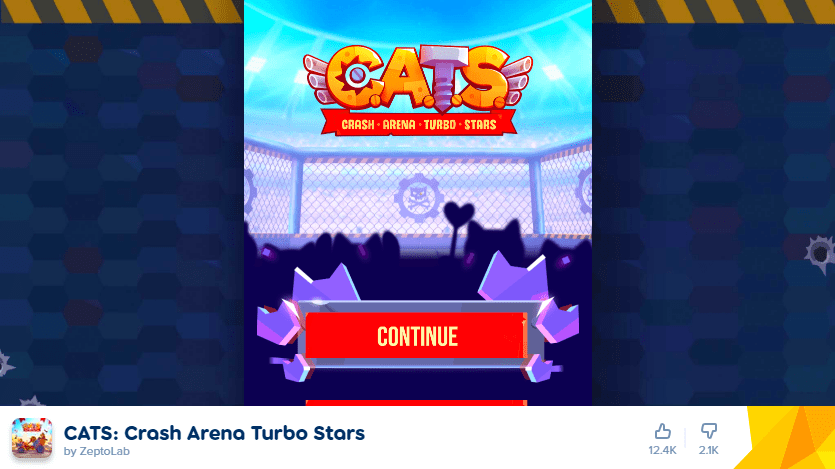 Construa veículos de combate no divertido Cats: Crash Arena Turbo Stars