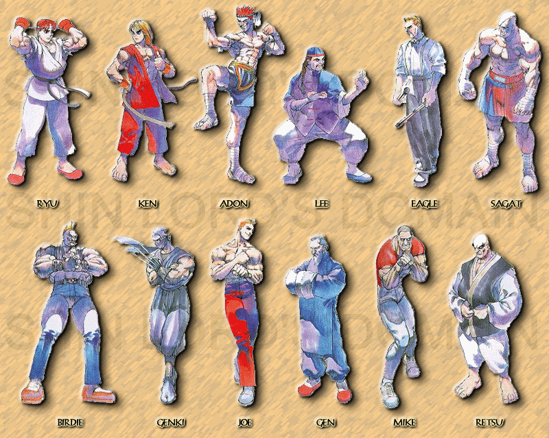 Imagem 13 da seção Personagens em Street Fighter - O começo da maior franquia de luta dos games