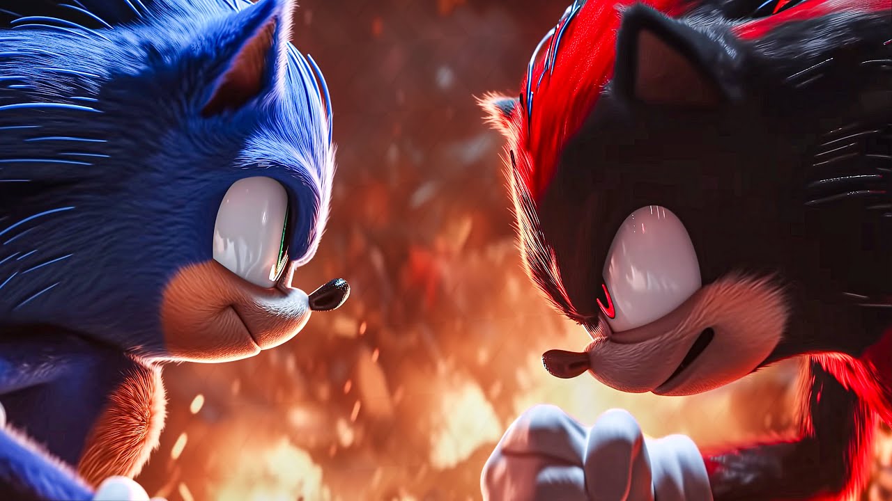 Sonic 3 tem Jim Carrey, Keanu Reeves, Idris Elba e promete ser épico